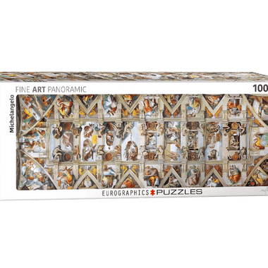 Capilla Sixtina Rompecabezas 1000 Piezas. Marca Eurographics