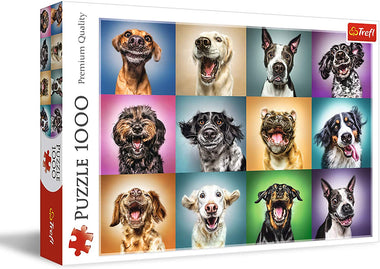 Rompecabezas Fotos de Perritos. 1000 Piezas. Marca Trefl