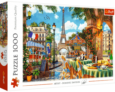 Rompecabezas Mañana Parisina 1000 Piezas. Marca Trefl