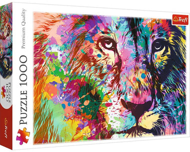 Rompecabezas León de Colores 1000 Piezas. Marca Trefl