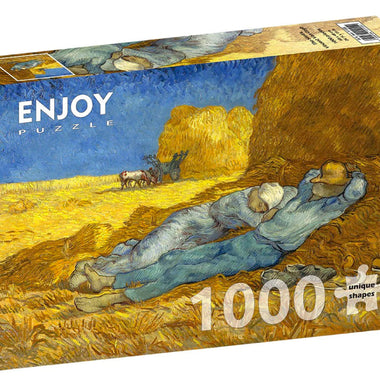Van Gogh - La siesta: Rompecabezas 1000 Piezas. Marca Enjoy Puzzle