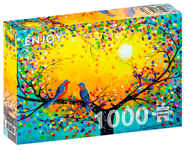 Melodía de Amor: Rompecabezas 1000 Piezas. Marca Enjoy Puzzle