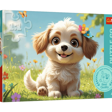 ¡Cachorro! Rompecabezas Infantil de 60 Piezas Trefl