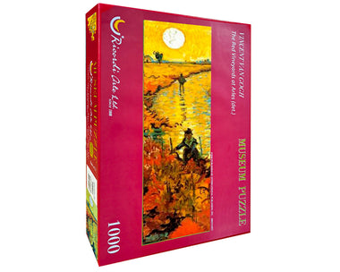 Rompecabezas Van Gogh El Viñedo Rojo Cerca De Arlés 1000 Piezas. Marca Ricordi