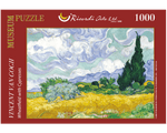 Rompecabezas Van Gogh Campos De Trigo Con Cipreses 1000 Piezas. Marca Ricordi