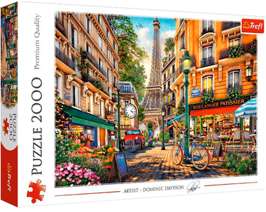 Rompecabezas Tarde en París. 2000 Piezas Marca Trefl