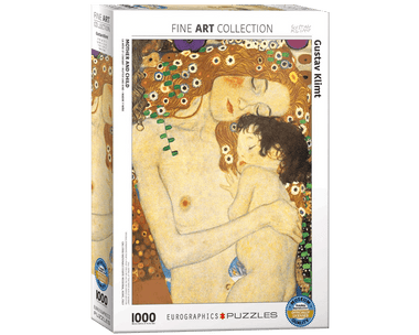 Klimt Madre e Hijo Rompecabezas de 1000 Piezas. Marca Eurographics