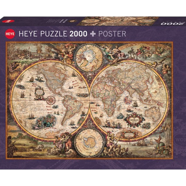 Rajko Zigic: Mapa Antiguo Rompecabezas 2000 Piezas Marca Heye