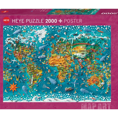 Sara Drake: Mundo Miniatura Rompecabezas 2000 Piezas Marca Heye