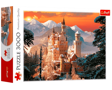 Rompecabezas Castillo Neuschwanstein en Invierno. 3000 Piezas Marca Trefl