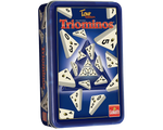 Triominos Tour Caja Metálica. Marca Goliath