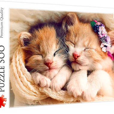 Rompecabezas Gatitos Durmiendo. 500 Piezas. Marca Trefl