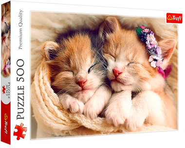 Rompecabezas Gatitos Durmiendo. 500 Piezas. Marca Trefl