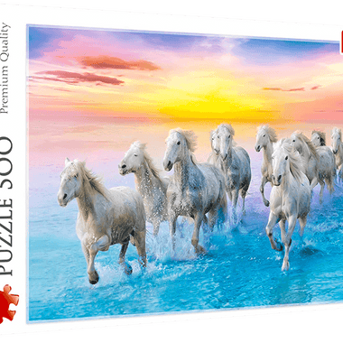 Rompecabezas Caballos Galopando. 500 Piezas Marca Trefl
