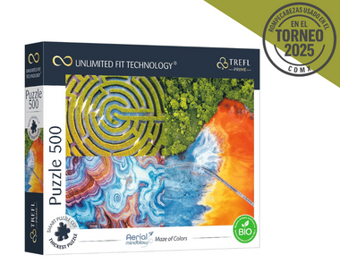 Rompecabezas Enredo de Colores (Laberinto de Colores) 1000 Piezas. Marca Trefl