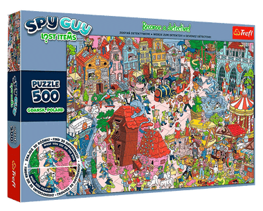 Rompecabezas Spy Guy Objetos Perdidos. 500 Piezas Marca Trefl