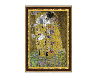 Rompecabezas Gustav Klimt: El Beso con Marco 500 Piezas Marca Trefl