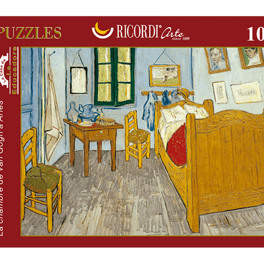 Rompecabezas Van Gogh - La Recámara 1000 Piezas. Marca Ricordi