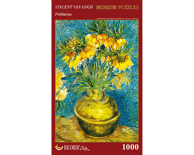 Rompecabezas Van Gogh Fritillarias En Un Jarrón De Cobre 1000 Piezas. Marca Ricordi
