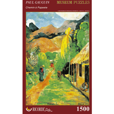 Paul Gauguin Camino A Las Montañas 1500 Piezas. Marca Ricordi