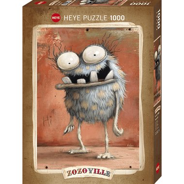 Rompecabezas Zozoville Monsta Hi! 1000 piezas. Marca Heye
