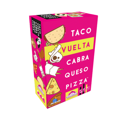Juego de Mesa en Español Taco, Vuelta, Cabra, Queso, Pizza