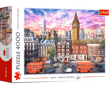Rompecabezas Caminando por Londres. 4000 Piezas Marca Trefl