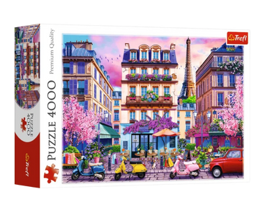 Rompecabezas Primavera en París. 4000 Piezas Marca Trefl