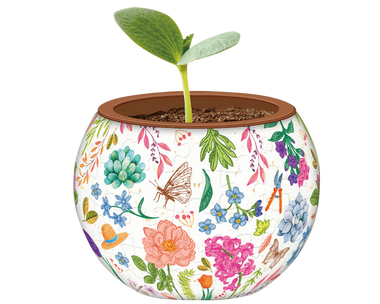Mi Pequeño Jardín (Maceta): Rompecabezas 80 Piezas Miniatura. Marca PieceRelax