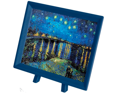 Rompecabezas Van Gogh - Noche Estrellada sobre el Ródano 150 Piezas Miniatura