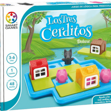 Los 3 Cochinitos Juego de Lógica. Marca Smart Games