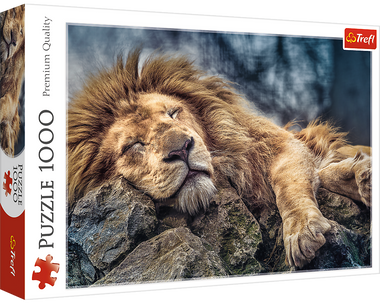 Rompecabezas León Durmiendo 1000 Piezas. Marca Trefl