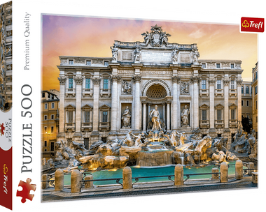 Rompecabezas Fontana di Trevi 500 Piezas. Marca Trefl