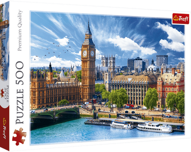 Rompecabezas Día Soleado en Londres 500 Piezas. Marca Trefl