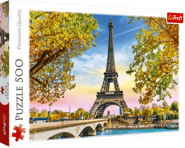 Rompecabezas Romántico París 500 Piezas. Marca Trefl