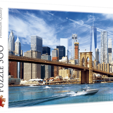 Rompecabezas Vista de Nueva York. 500 Piezas Marca Trefl