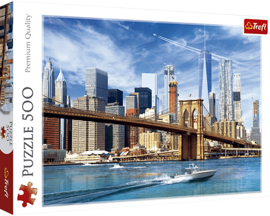 Rompecabezas Vista de Nueva York. 500 Piezas Marca Trefl