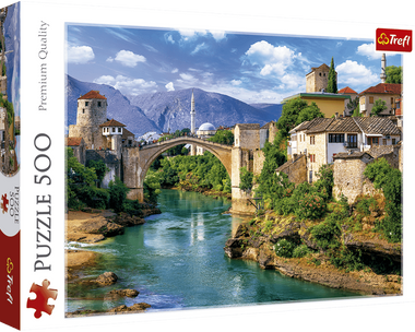 Rompecabezas Puente de Mostar. 500 Piezas Marca Trefl