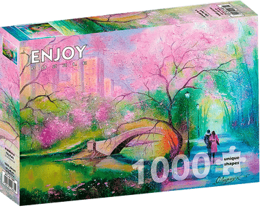 Paseo por el Parque de la Ciudad: Rompecabezas 1000 Piezas. Marca Enjoy Puzzle