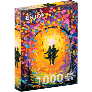 Amor Romántico: Rompecabezas 1000 Piezas. Marca Enjoy Puzzle