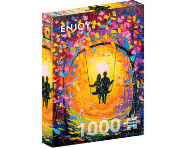 Amor Romántico: Rompecabezas 1000 Piezas. Marca Enjoy Puzzle