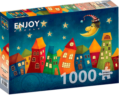 Fantásticas Casitas: : Rompecabezas 1000 Piezas. Marca Enjoy Puzzle