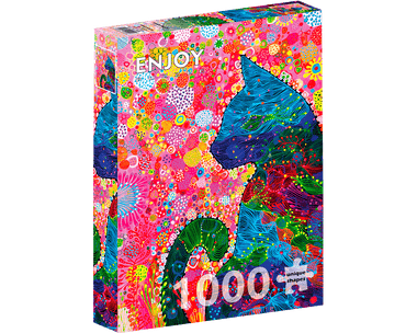 Gato Vagabundo: Rompecabezas 1000 Piezas. Marca Enjoy Puzzle
