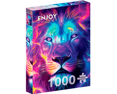Su majestad - El León: Rompecabezas 1000 Piezas. Marca Enjoy Puzzle