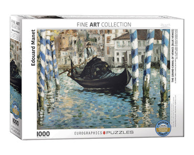 Monet El Gran Canal De Venecia Rompecabezas de 1000 Piezas. Marca Eurographics