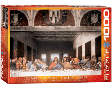 Da Vinci La Última Cena Rompecabezas de 1000 Piezas. Marca Eurographics