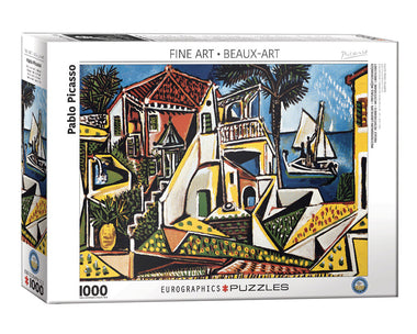 Picasso Paisaje Mediterráneo Rompecabezas de 1000 Piezas. Marca Eurographics