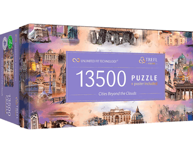 Rompecabezas Collage de Ciudades. 13,500 Piezas Marca Trefl
