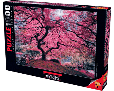 Rompecabezas Moises Levy - Árbol Rosa. 1000 piezas Marca Anatolian