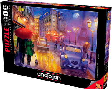Lilia: París de Noche: Rompecabezas de 1000 piezas. Marca Anatolian
